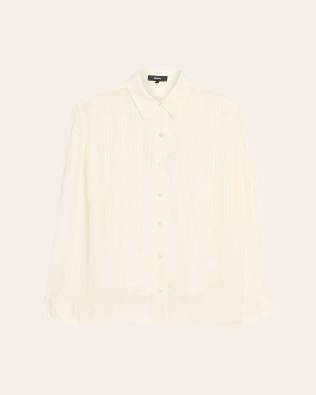 Classic Button-Front Shir